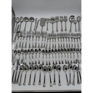 RSVP Stainless TM 18/10 INDONESIA 84 pieces flatware set Mixed European Style